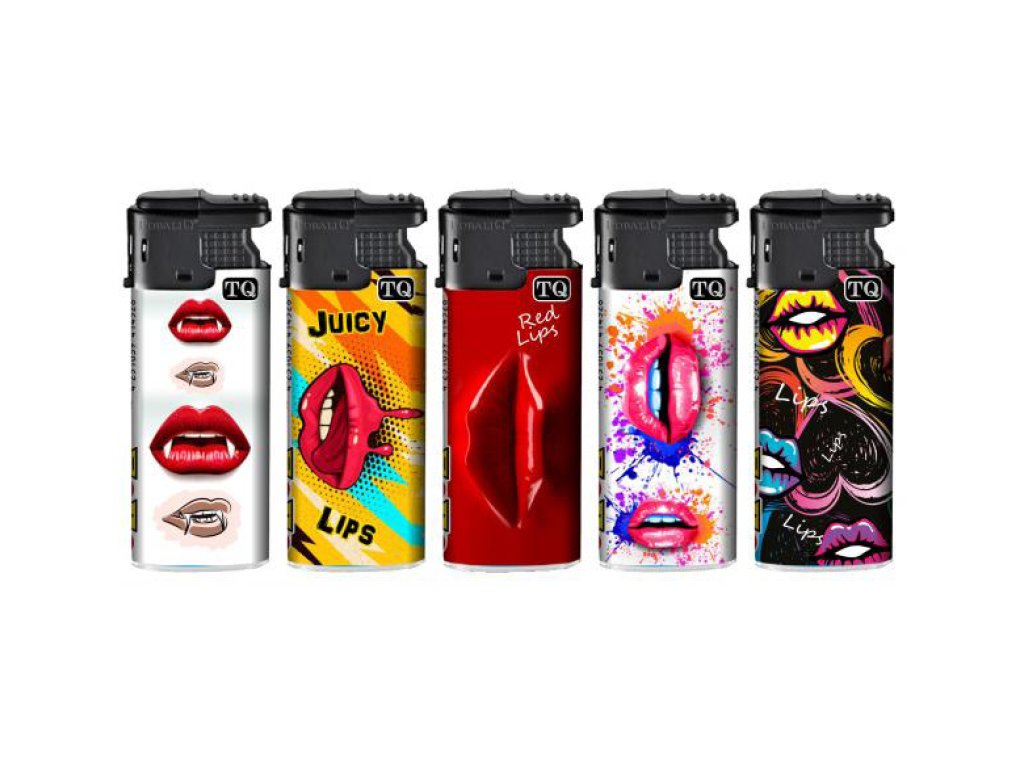 tryskovy zapalovac color lips 50ks