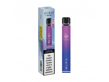 e cigareta pod system elfbar elfa pro 500mah aurora purple 1ks pod watermelon 2ml 20mg oc 8 90