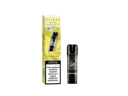 17446 predplneny pod system elfbar elfa pro svk lemon lime 600puff 20mg 2ks v baleni