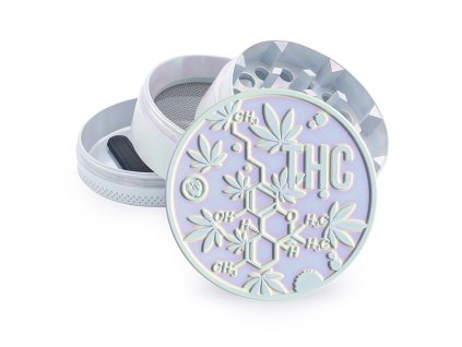 grinder metal thc molecule icy pearl 4 tlg o 50mm