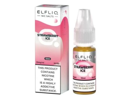 e liq s nik solou elfliq svk strawberry ice 10ml 20mg oc 5 00