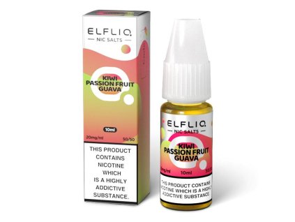 e liq s nik solou elfliq svk kiwi passion fruit guava 10ml 20mg oc 5 00