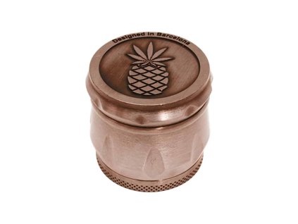 embossed grinder pineapple express bronze