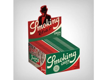 smoking gruen king size longpaper aus hanf 50er box