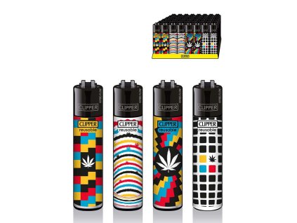 clipper feuerzeug optical weed ccoweed