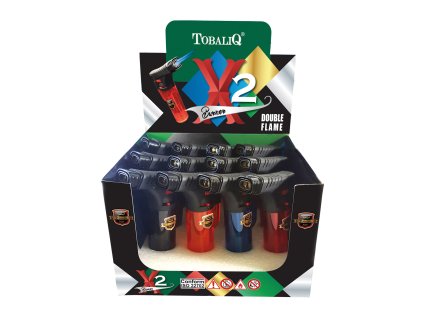 Tryskový zapalovač TOBALIQ X2|12ks/bal.  OC:4,90€/ks