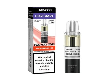 Watermelon Ice Hawcos x Lost Mary Pro Max 7000 Prefilled Pods Refill Container