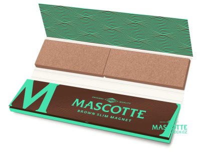 Papieriky Mascotte® King Size Slim Brown+tips