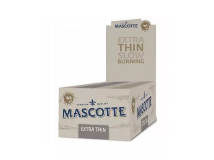Papieriky Mascotte® cigaretové EXTRA THIN ORGANIC HEMP5050pap.
