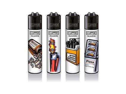 clipper 4er set abstrakt