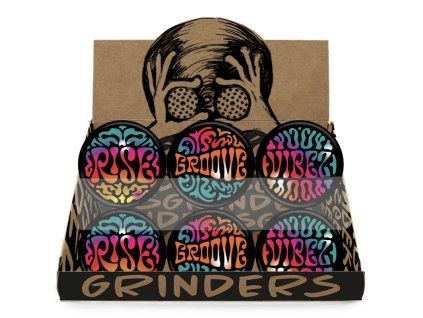 wholesale plastic grinders display groove LRG