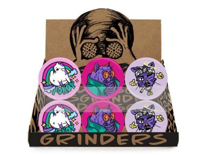 wholesale plastic grinders display animals LRG