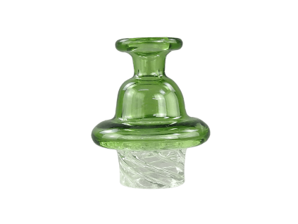 Glass Spinner Carb Cap Green
