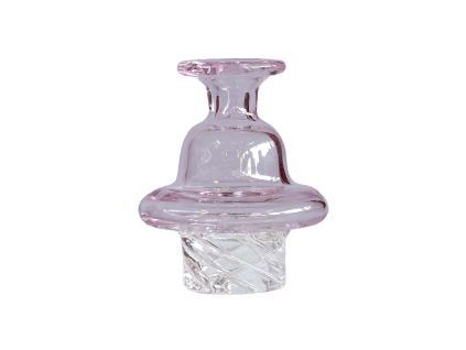 Glass Spinner Carb Cap Pink