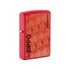 zippo feuerzeug zippo design red matte