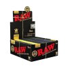 raw black classic unrefined king size slim rolling paper x 14003 display