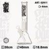 Sklenený icebong Amsterdam s percolatorom|↕300mm|Ø30mm|SG19  OC:39,90€