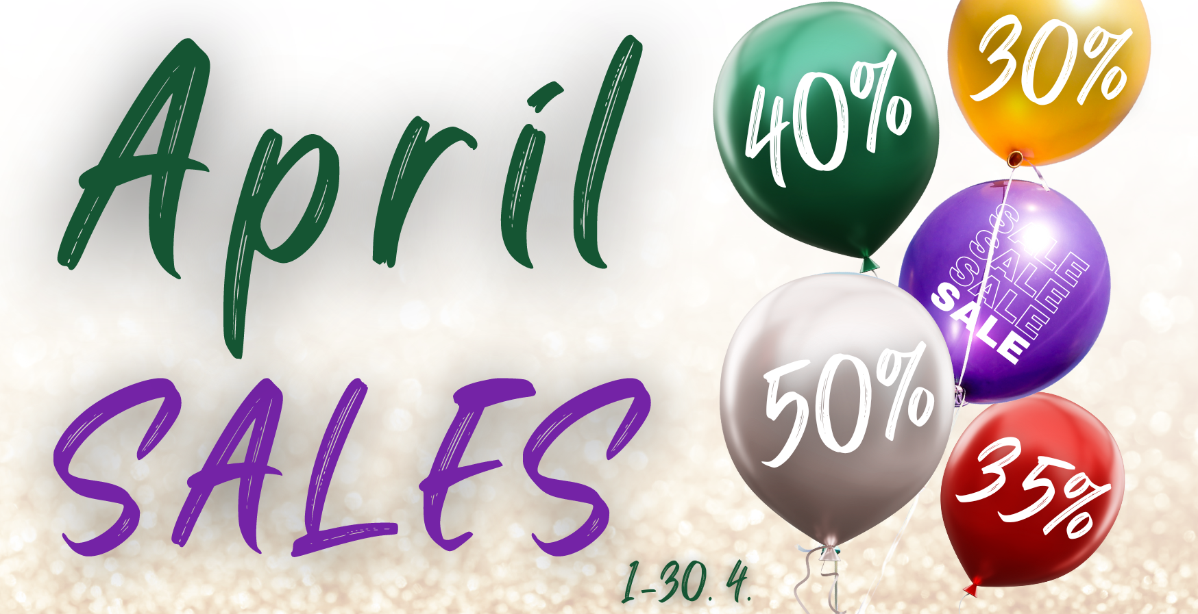 April sales