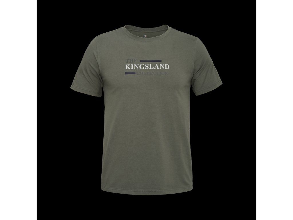 Tričko pánske Kingsland Brexley Farba: Vojenská zelená, Veľkosť: M