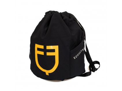 Equestro helmet bag with side pockets