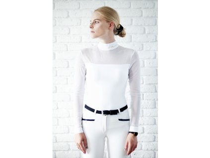 Fleur de lys Cindy White Competition Shirt