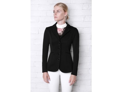 Fleur de lys Glitter women´s competition jacket - Black