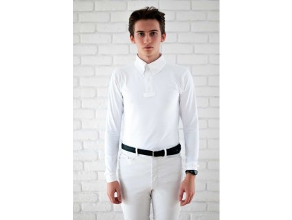 Fleur de lys Chriss White men´s competition shirt