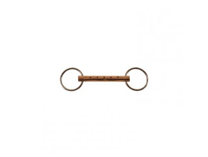 Umbria unjointed copper mouth snaffle