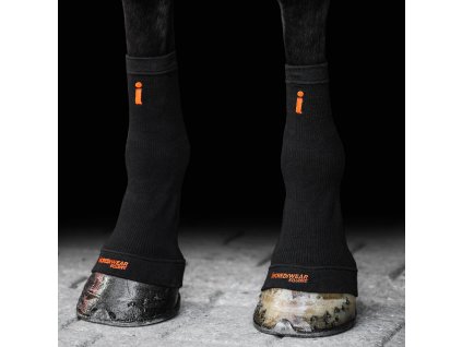 Incrediwear Equine Black Circulation Hoof Socks