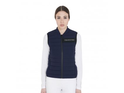 Equestro women's technical vest in breathable fabric