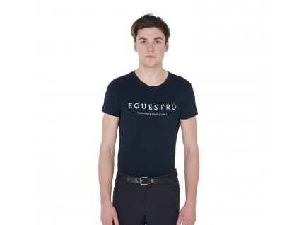 Equestro men's slim fit cotton t-shirt