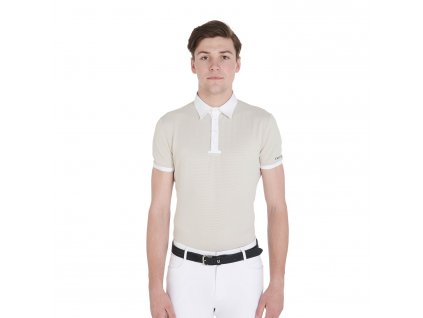 Equestro men's slim fit polo shirt