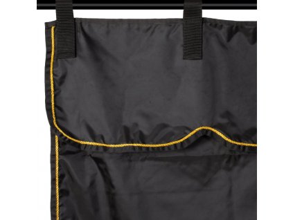 stable curtain black black gold