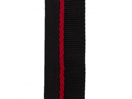 Vešiak na plstenky - čierna/čierna - červená