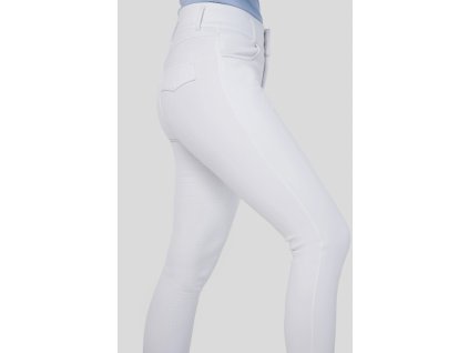 Fleur de Lys Oak Women’s Riding Breeches – Full Grip, White