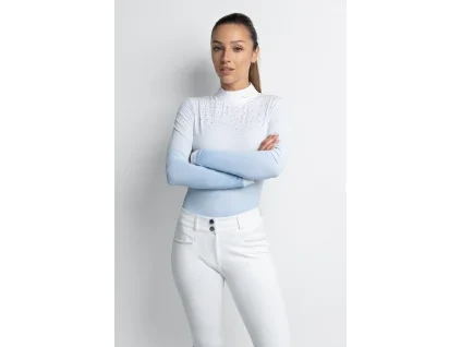 Bellflower womans competition shirt with cristals