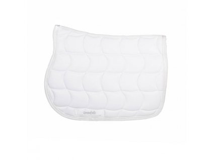 Pony saddle pad showjumping Greenfield - white/white - white