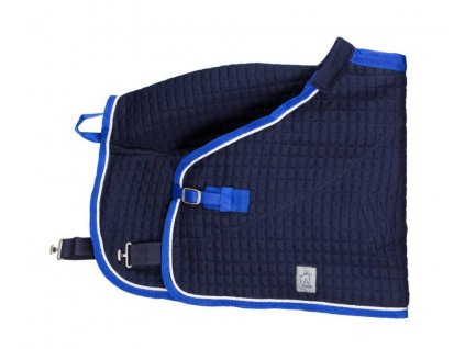 Thermo rug pony Greenfield - navy/royal blue - white