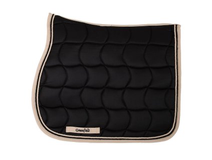 Saddle pad showjumping Greenfield - black/brown - black/brown