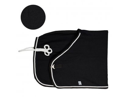 Honeycomb rug Greenfield - black/black - white/silver