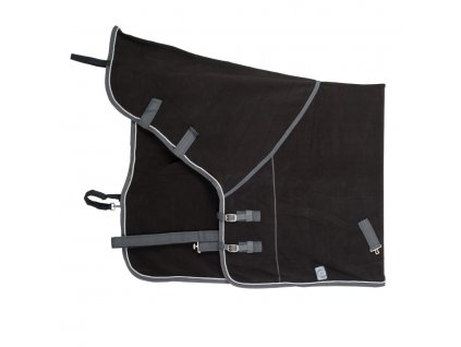 Fleece rug with neckcover Greenfield - grey/grey - silver