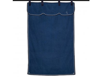 Stable curtain Greenfield - navy/navy - white