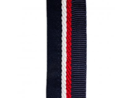Saddle pad holder Greenfield - navy/navy - white/red