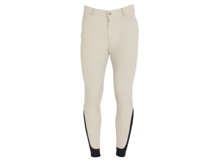 Equestro Caspar Light men's slim fit summer breeches - knee grip