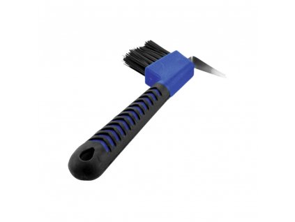 Plastic hoof pick with brush