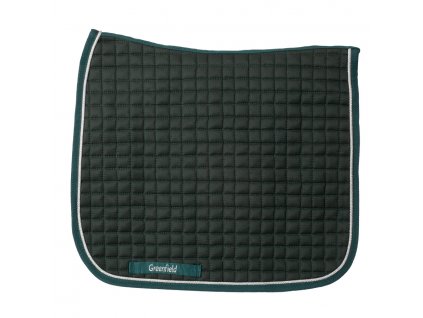 Dressage cookies saddle pad Greenfield - green/green - silver