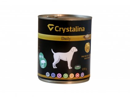 Crystalina Daily canned 410 g - duck with beets and vegetables