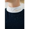 Fleur de lys Holly Navy Competition Shirt