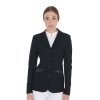 Equestro women's competition jacket in perforated technical fabric