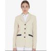 Equestro women's competition jacket in perforated technical fabric